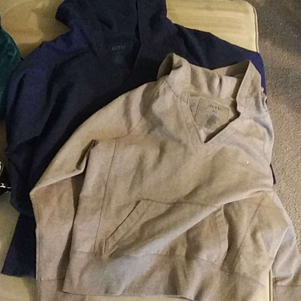 2 Crop Aerie hoodies